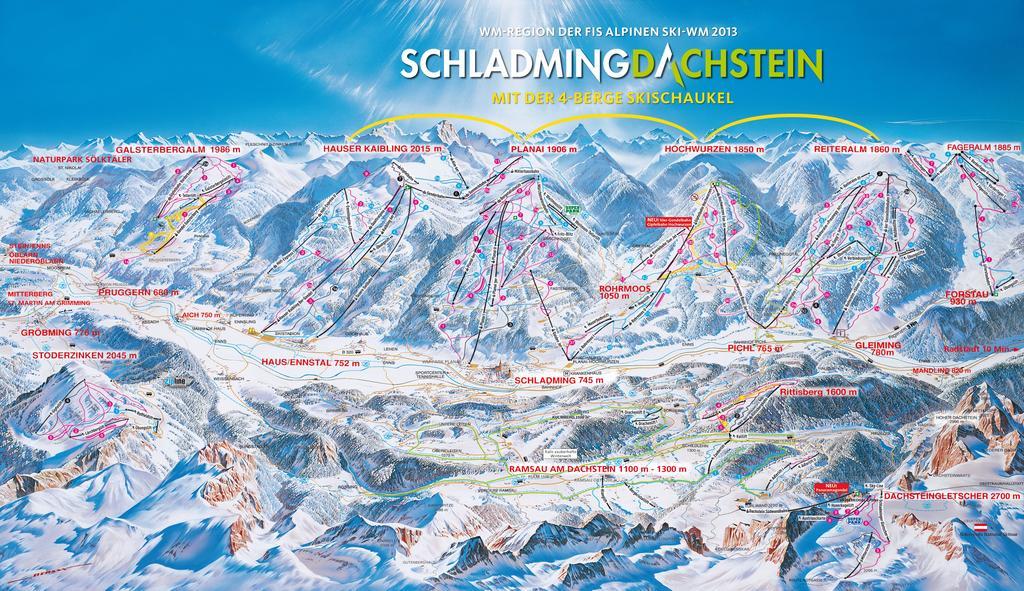 שלאדמינג Haus Alpina Ski In & Ski Out מראה חיצוני תמונה